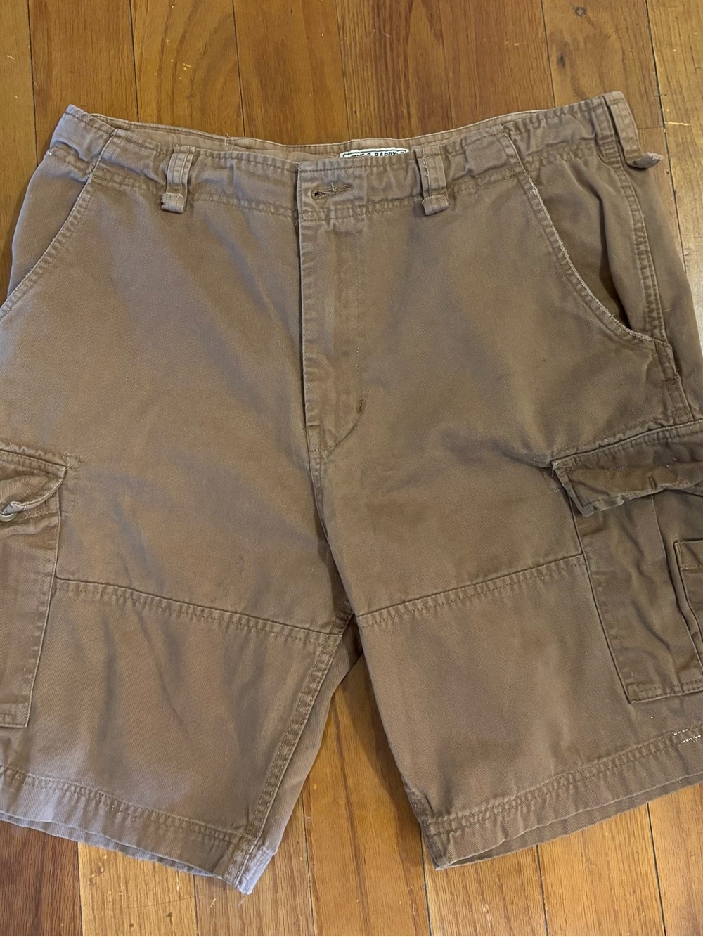 Steve & Barry's Men's Brown Cargo Shorts with Utility Pockets
